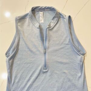 Adidas Mandarin Collar Zip-Up Top